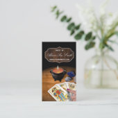 Tarot, astrologie, astroloog visitekaartje (Staand voorkant)