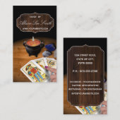 Tarot, astrologie, astroloog visitekaartje (Voorkant / Achterkant)