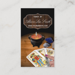Tarot, astrologie, astroloog visitekaartje
