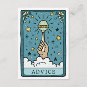 Tarot Baby shower Advies en Wens Activiteit Kaart (Voorkant)