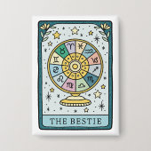 Tarot Baby shower Beste Vriend Button (Voorkant)