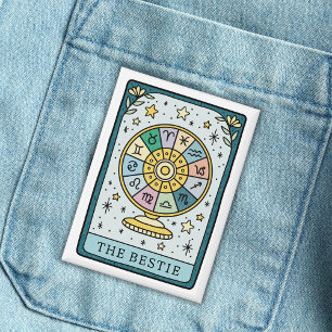 Tarot Baby shower Beste Vriend Button