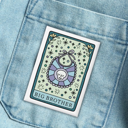 Tarot Baby shower Big Brother Button