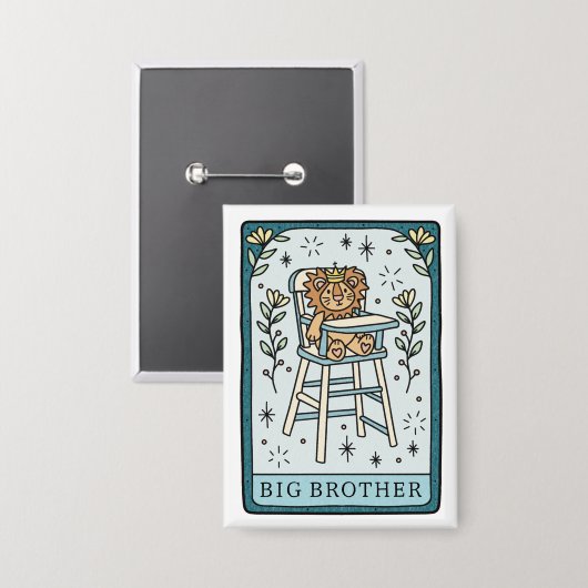 Tarot Baby shower Big Brother Button (Voorkant / Achterkant)