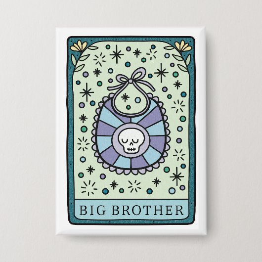 Tarot Baby shower Big Brother Button (Voorkant)