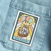 Tarot Baby shower Big Sister Button