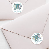Tarot Baby Shower Enveloppe Zegell sticker