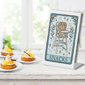 Tarot Baby Shower Food Snacks Table Reclamebord Met Voetstuk