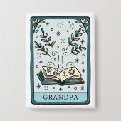 Tarot Baby shower Opa Button (Voorkant)