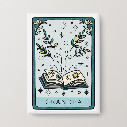 Tarot Baby shower Opa Button (Voorkant)