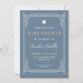 Tarot Baby shower Uitnodiging, hemels & mystiek Kaart
