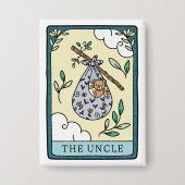 Tarot Baby shower Uncle Button (Voorkant)