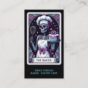Tarot Baker Black Visitekaartje