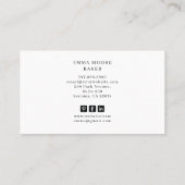 Tarot Baker Pastry Chef Dessert Cateraar Visitekaartje (Achterkant)