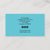 Tarot Baker Pastry Chef Dessert Cateraar Visitekaartje (Achterkant)