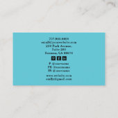 Tarot Baker Pastry Chef Dessert Cateraar Visitekaartje (Achterkant)