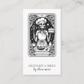 Tarot Baker Pastry Chef Visitekaartje (Voorkant)