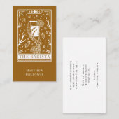 Tarot  Barista Business Card Visitekaartje (Voorkant / Achterkant)