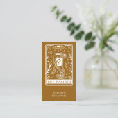 Tarot Barista Visitekaartje (Staand voorkant)