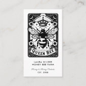 Tarot Bee Theme Honey Bee Apiary Boerderij Beekeep Visitekaartje (Voorkant)