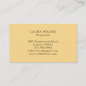 Tarot Bij Thema Honing Bij Imkerij Bijenhouder Visitekaartje (Achterkant)