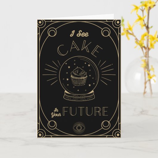 Tarot Birthday Kaart (Gele Bloem)