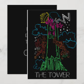 Tarot Blank Kaart - De toren (Voorkant / Achterkant)