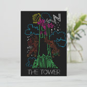 Tarot Blank Kaart - De toren (Staand voorkant)