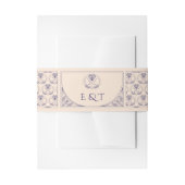 Tarot bruiloft Mystic Hart Bestek Band Bloem Uitnodigingen Wikkel (Voorkant Voorbeeld)