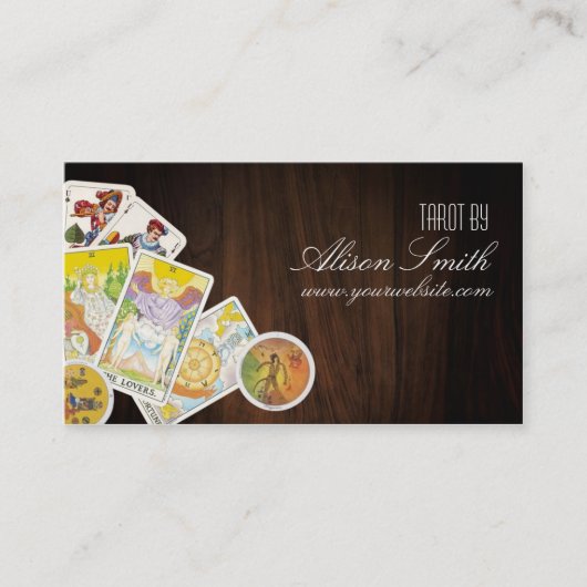 Tarot Business Cards Visitekaartje (Voorkant)