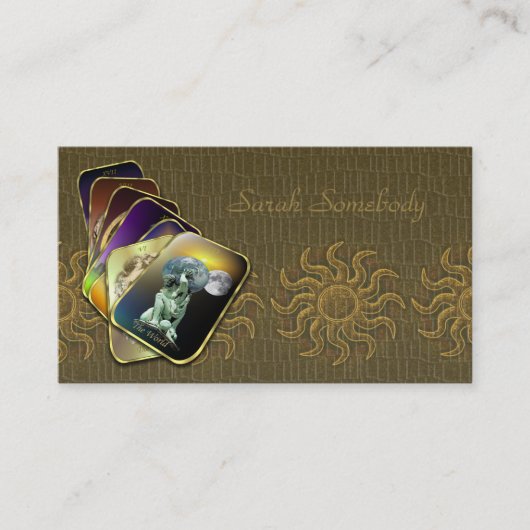 Tarot Business- of profielkaart Visitekaartje (Voorkant)