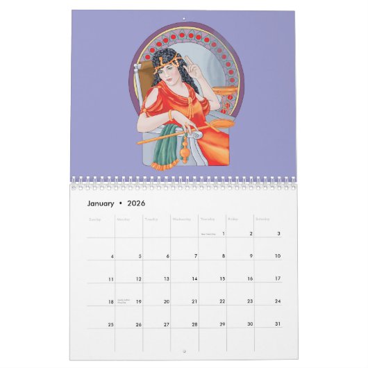 Tarot Calendar Kalender (Jan 2026)