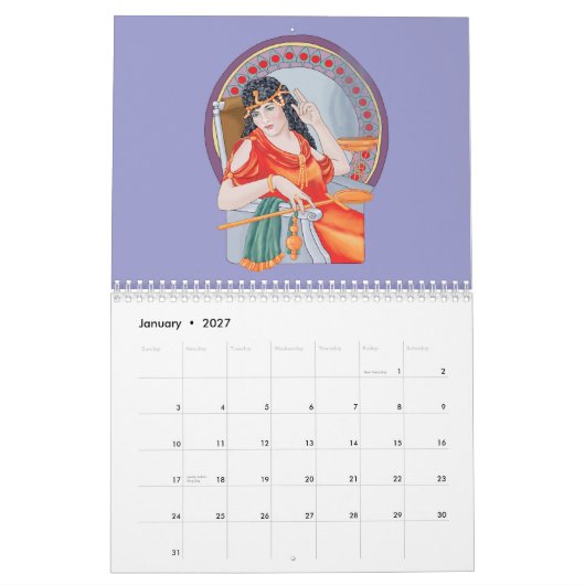 Tarot Calendar Kalender (Jan 2027)