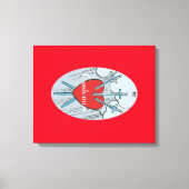 Tarot Card 3 Swords Thunder_Cove Canvas Afdruk (Voorkant)