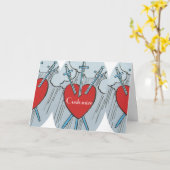 Tarot Card 3 Swords Thunder_Cove Kaart (Gele Bloem)