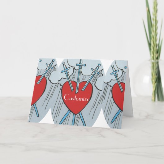 Tarot Card 3 Swords Thunder_Cove Kaart (Voorkant)