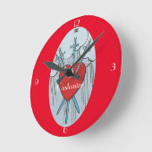 Tarot Card 3 Swords Thunder_Cove Ronde Klok (Hoek)