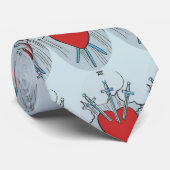 Tarot Card 3 Swords Thunder_Cove Stropdas (Opgerold)