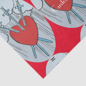 Tarot Card 3 Swords Thunder_Cove Tissuepapier (Detail)