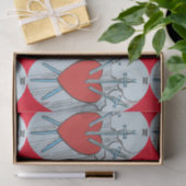 Tarot Card 3 Swords Thunder_Cove Tissuepapier (Geschenk)