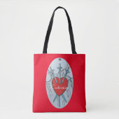 Tarot Card 3 Swords Thunder_Cove Tote Bag (Voorkant)