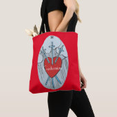 Tarot Card 3 Swords Thunder_Cove Tote Bag (Dichtbij)