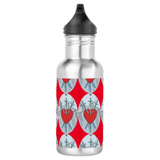 Tarot Card 3 Swords Thunder_Cove Waterfles (Rechts)