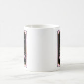 Tarot Card Black Cat Pink Witchy Celestial Koffiemok (Center)