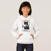 Tarot Card Black Cat Shirt – Tarot Death Tee, Witc (Voorkant volledig)