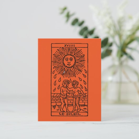 Tarot Card Briefkaart (Staand voorkant)