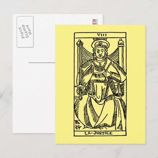 Tarot Card Briefkaart (Voorkant / Achterkant)