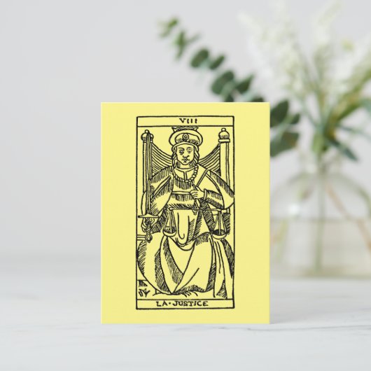 Tarot Card Briefkaart (Staand voorkant)