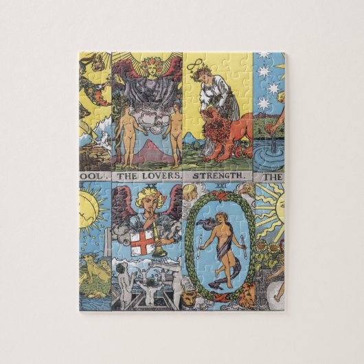 Tarot Card Collage Legpuzzel (Verticaal)