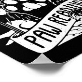 Tarot Card Crescent Moon and Cat Paw Reading Poster (Hoek)